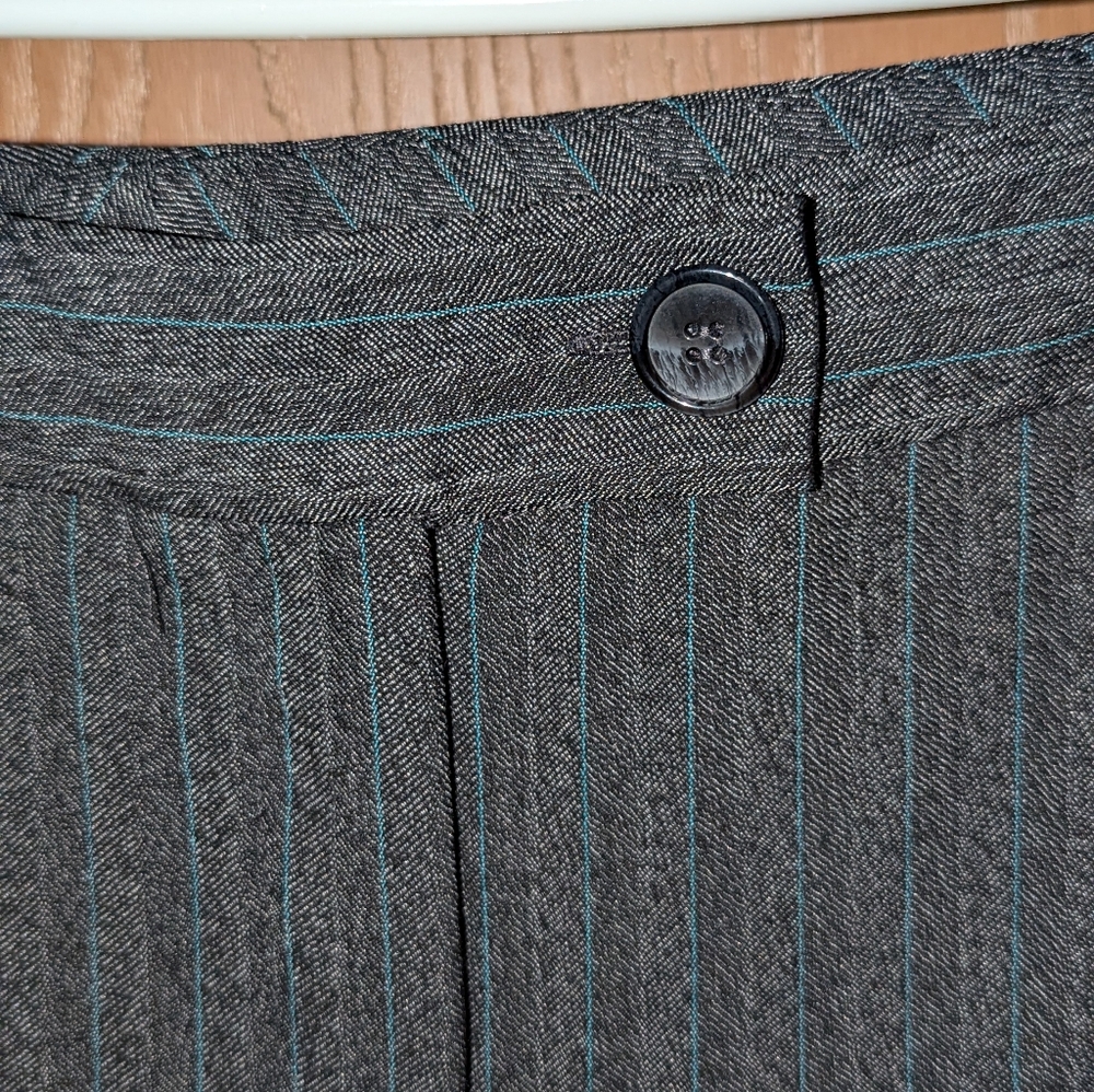 NWT Alfani Charcoal Teal NYC City Pants Size 10 - Picture 6 of 9
